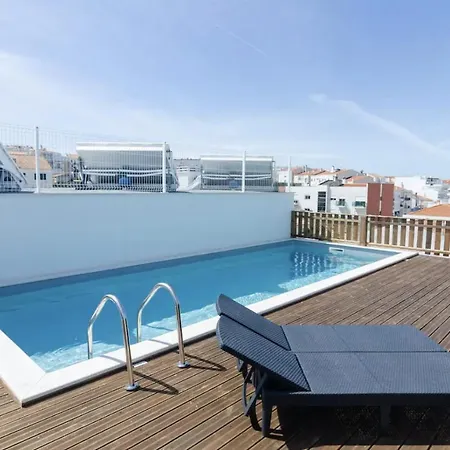Terracos Do Mar - Rooftop Pool With Sea View Nazare Exterior photo